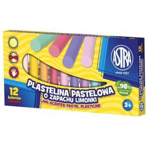 Plastelina Astra pastelowa, 12 kolorów - 2